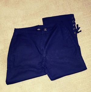 Express lace up pants.